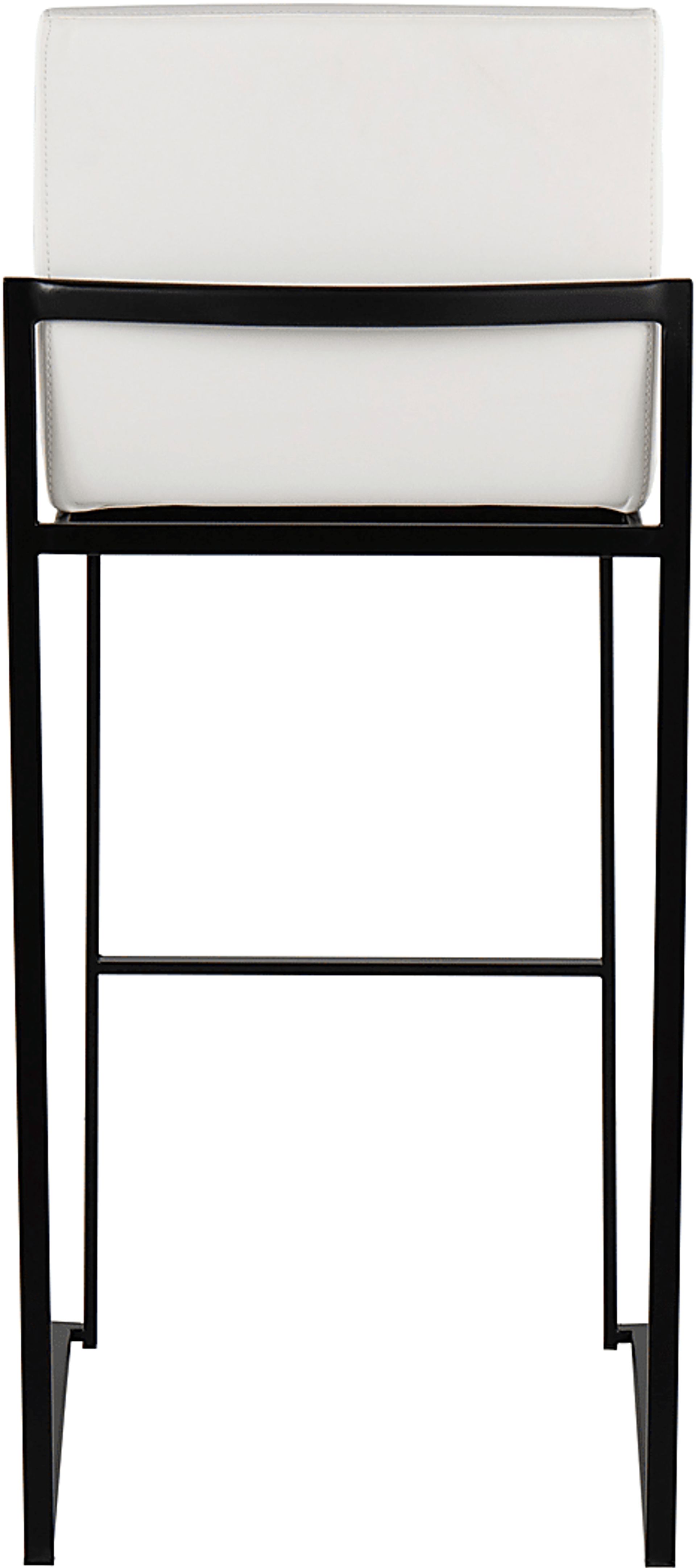 Arelane III White Barstool, Set of 2 - Image 6