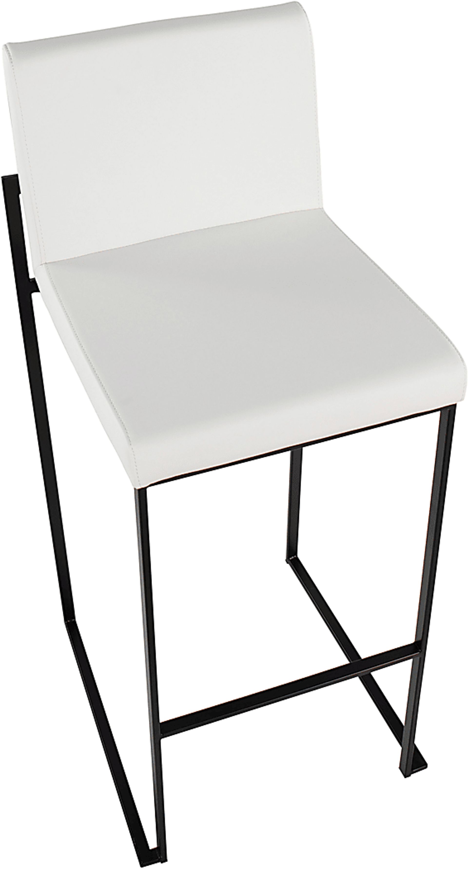 Arelane III White Barstool, Set of 2 - Image 7