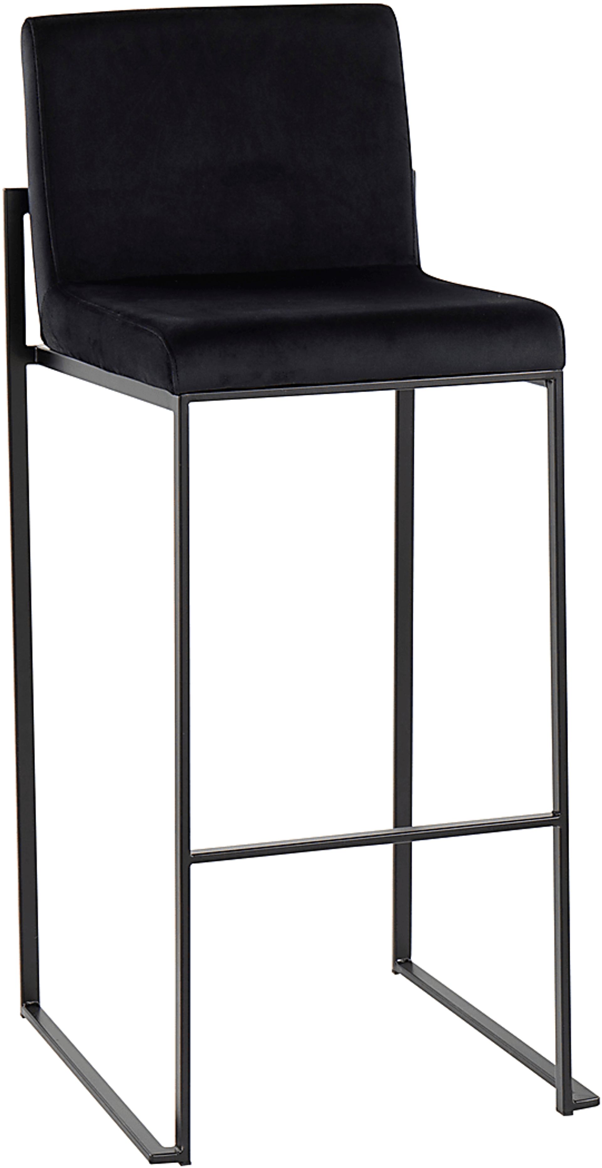 Arelane IV Black Barstool, Set of 2 - Image 2