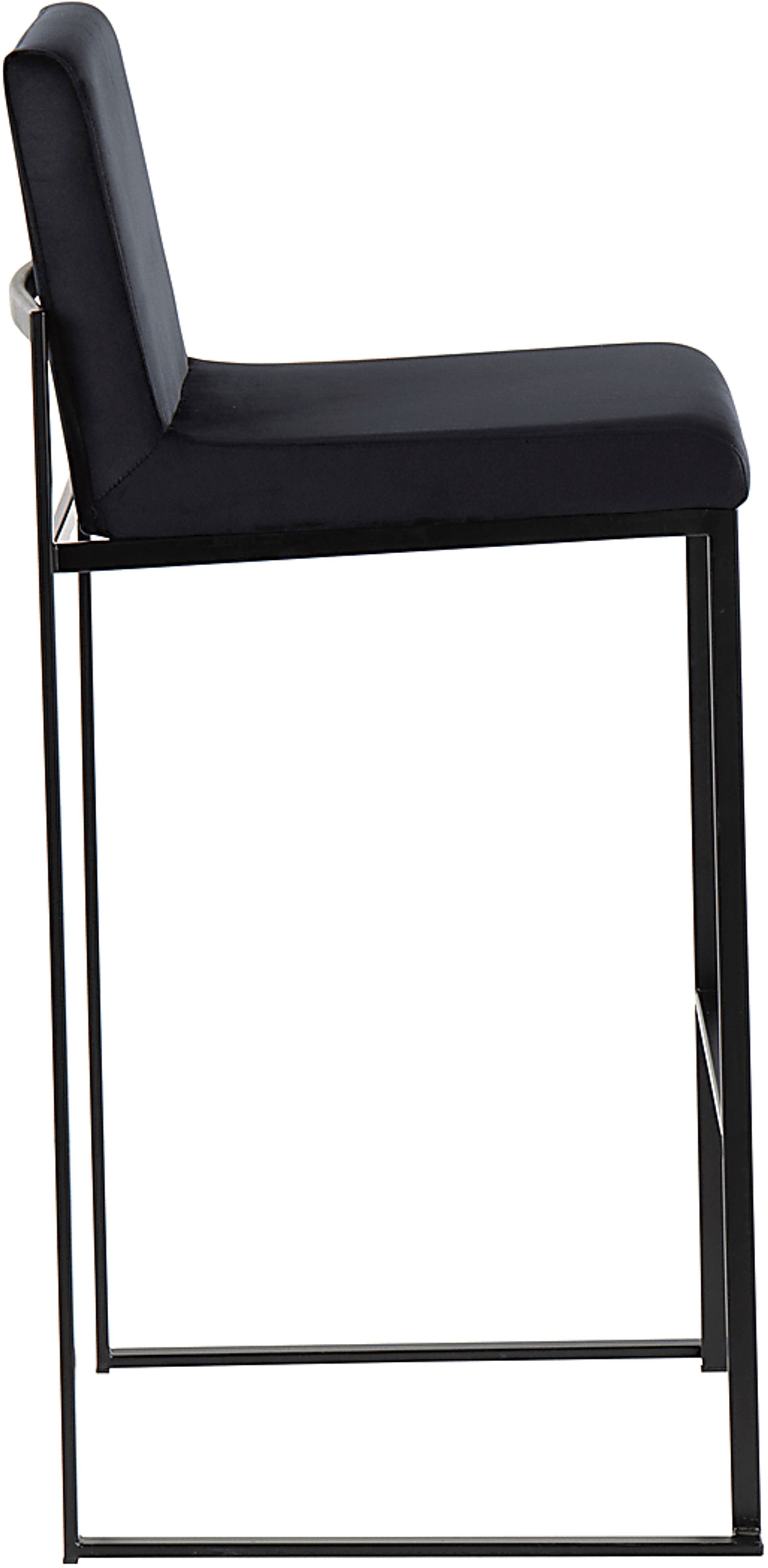 Arelane IV Black Barstool, Set of 2 - Image 3