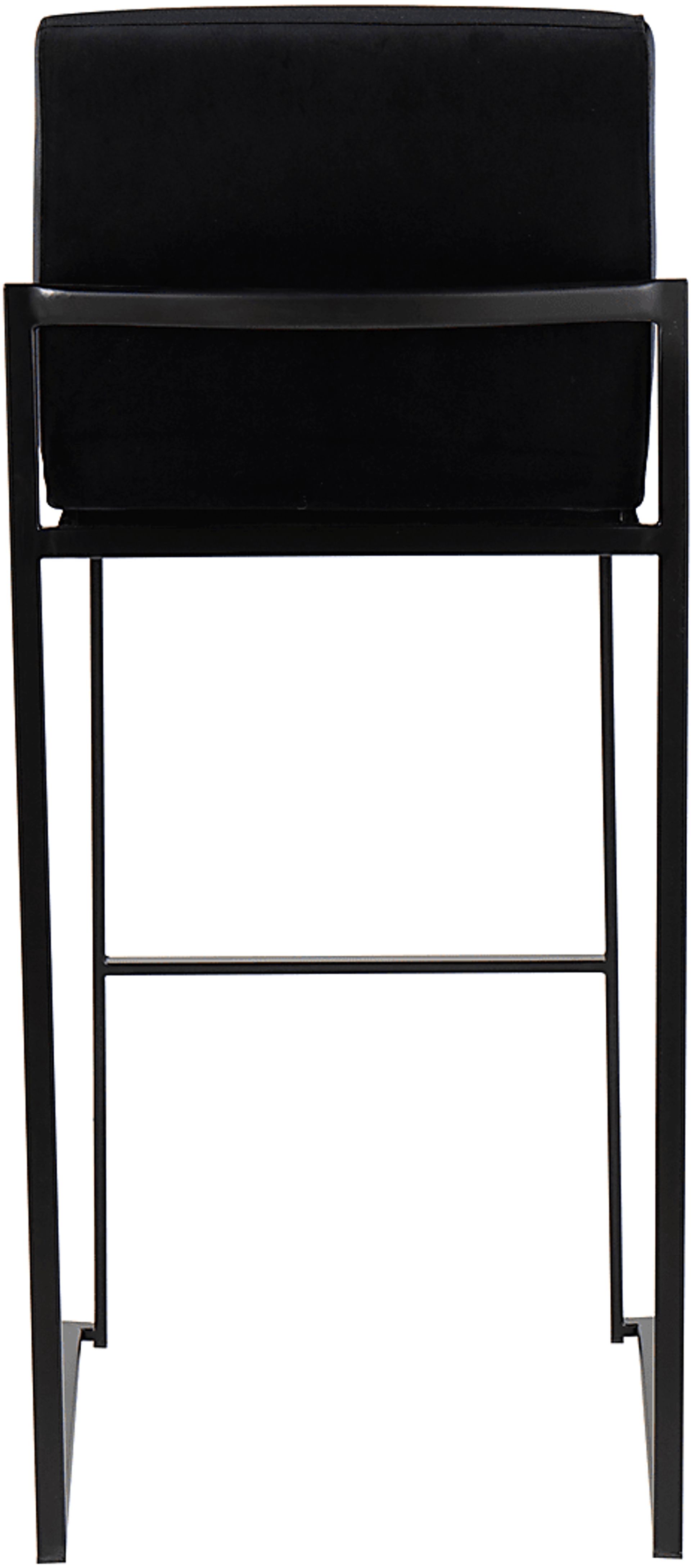 Arelane IV Black Barstool, Set of 2 - Image 5