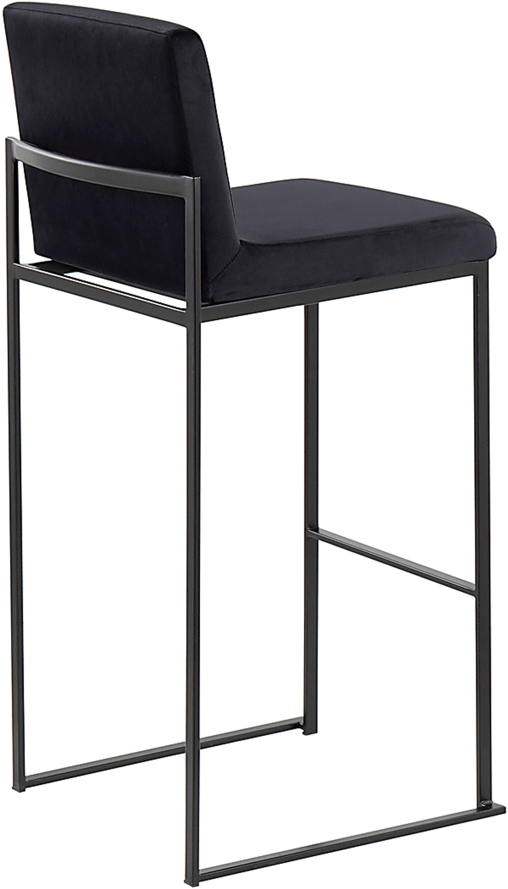 Arelane IV Black Barstool, Set of 2 - Image 7