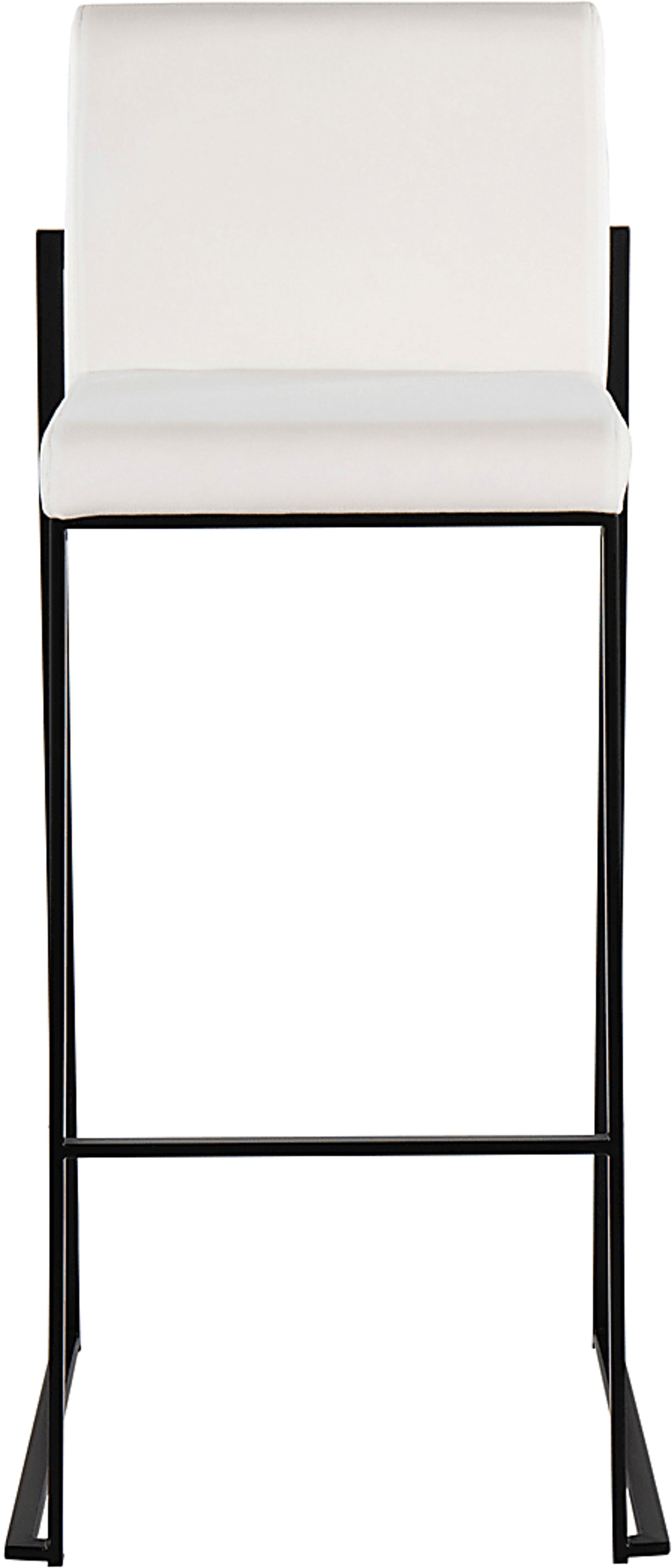 Arelane IV White Barstool, Set of 2 - Image 5