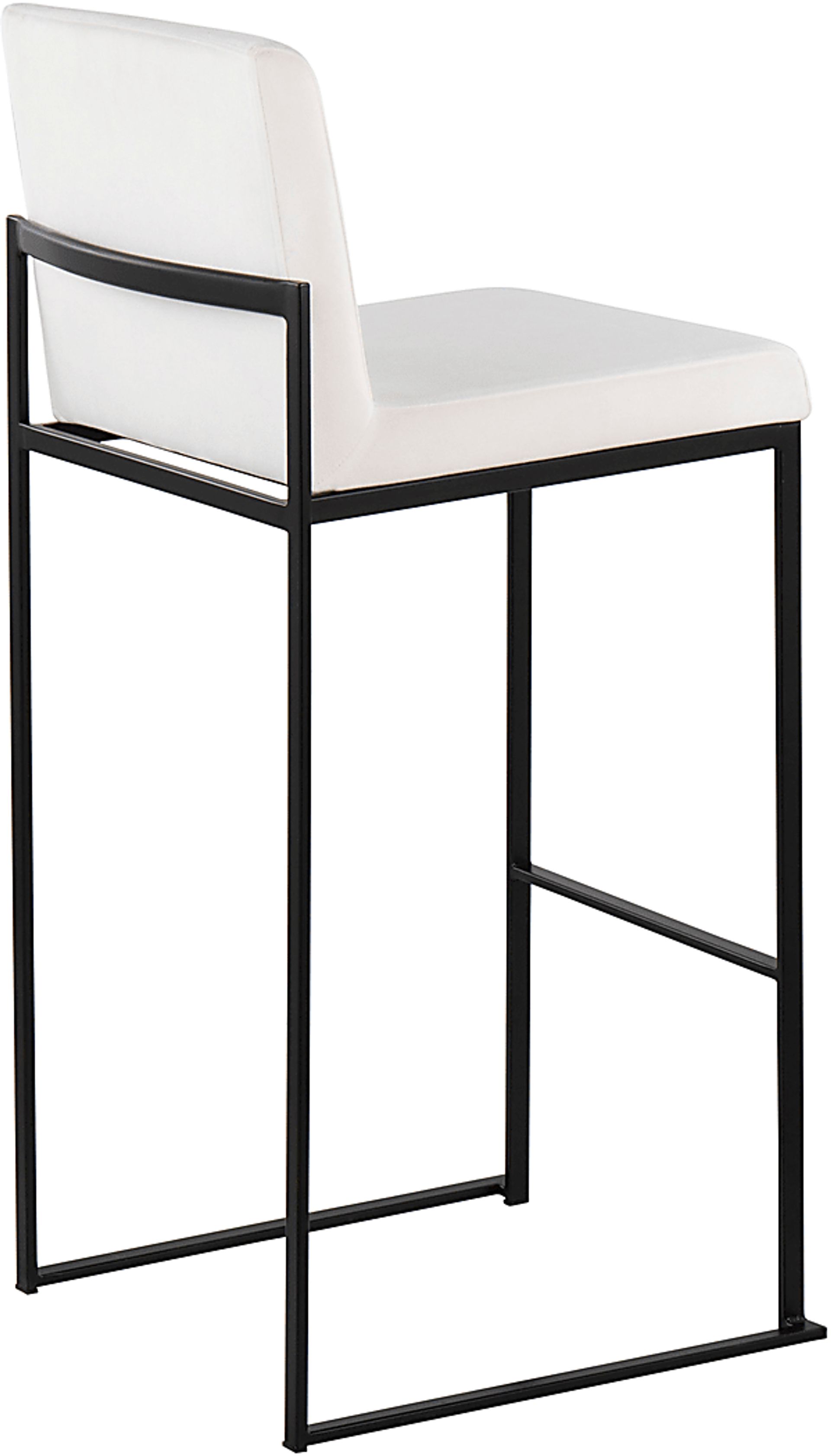 Arelane IV White Barstool, Set of 2 - Image 7