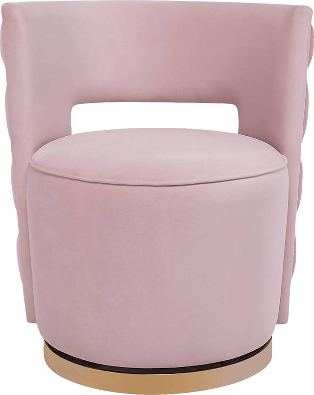 Arelia Lynn Blush Accent Chair - Thumbnail - Image 2