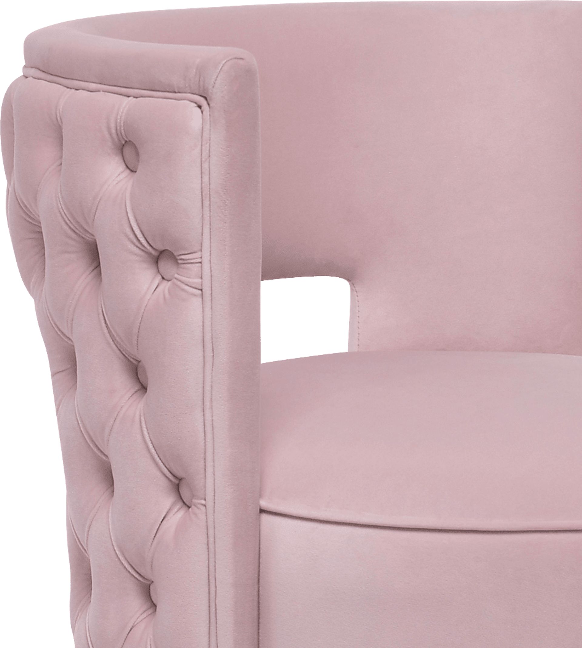 Arelia Lynn Blush Accent Chair - Image 4