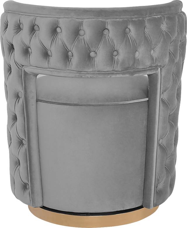 Arelia Lynn Gray Accent Chair - Thumbnail - Image 3