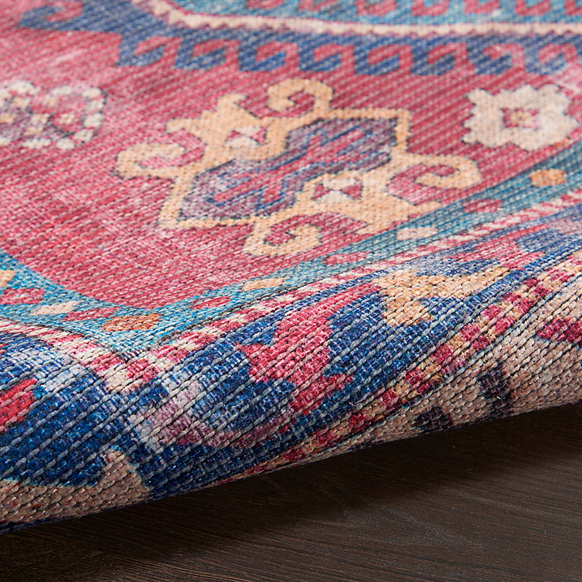 Arella Lynn Red/Navy 4' x 6' Rug - Image 5