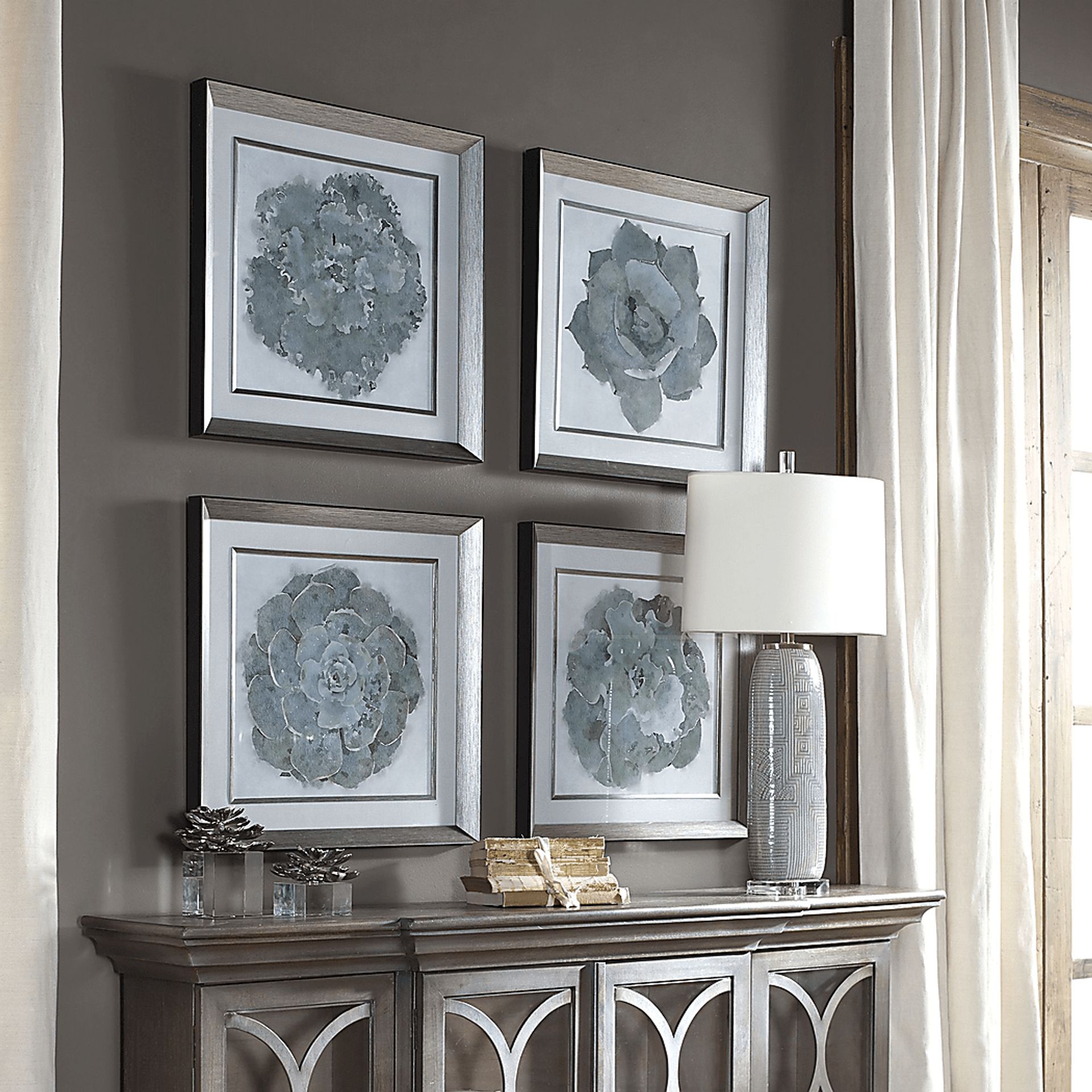 Arely Green Artwork, Set of 4 - Image 2