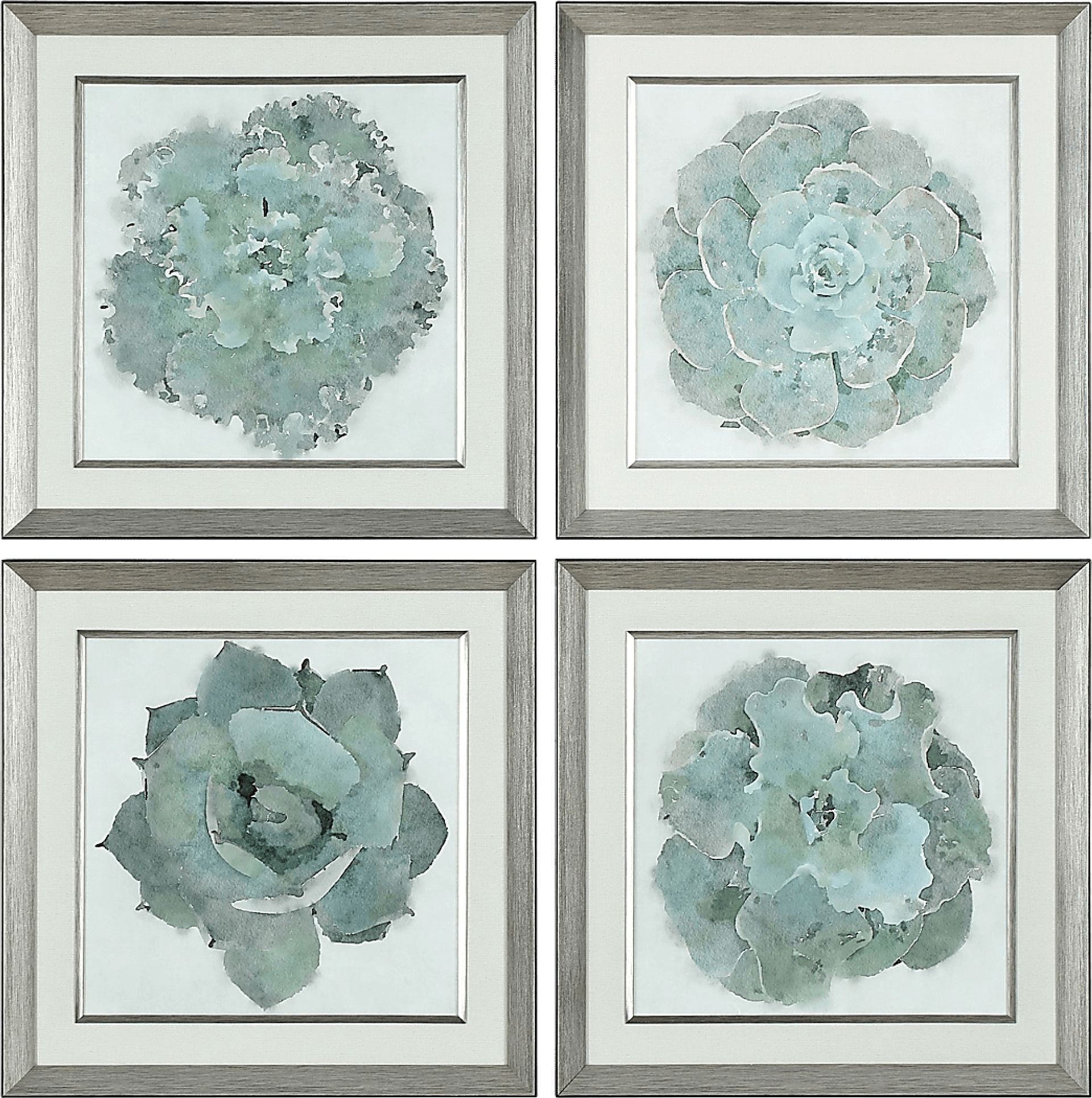 Arely Green Artwork, Set of 4 - Image 1