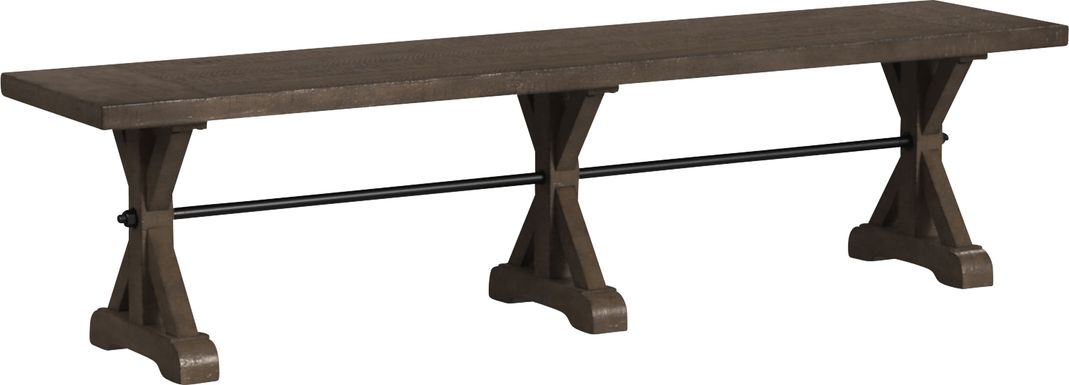 Arevig Brown Dining Bench