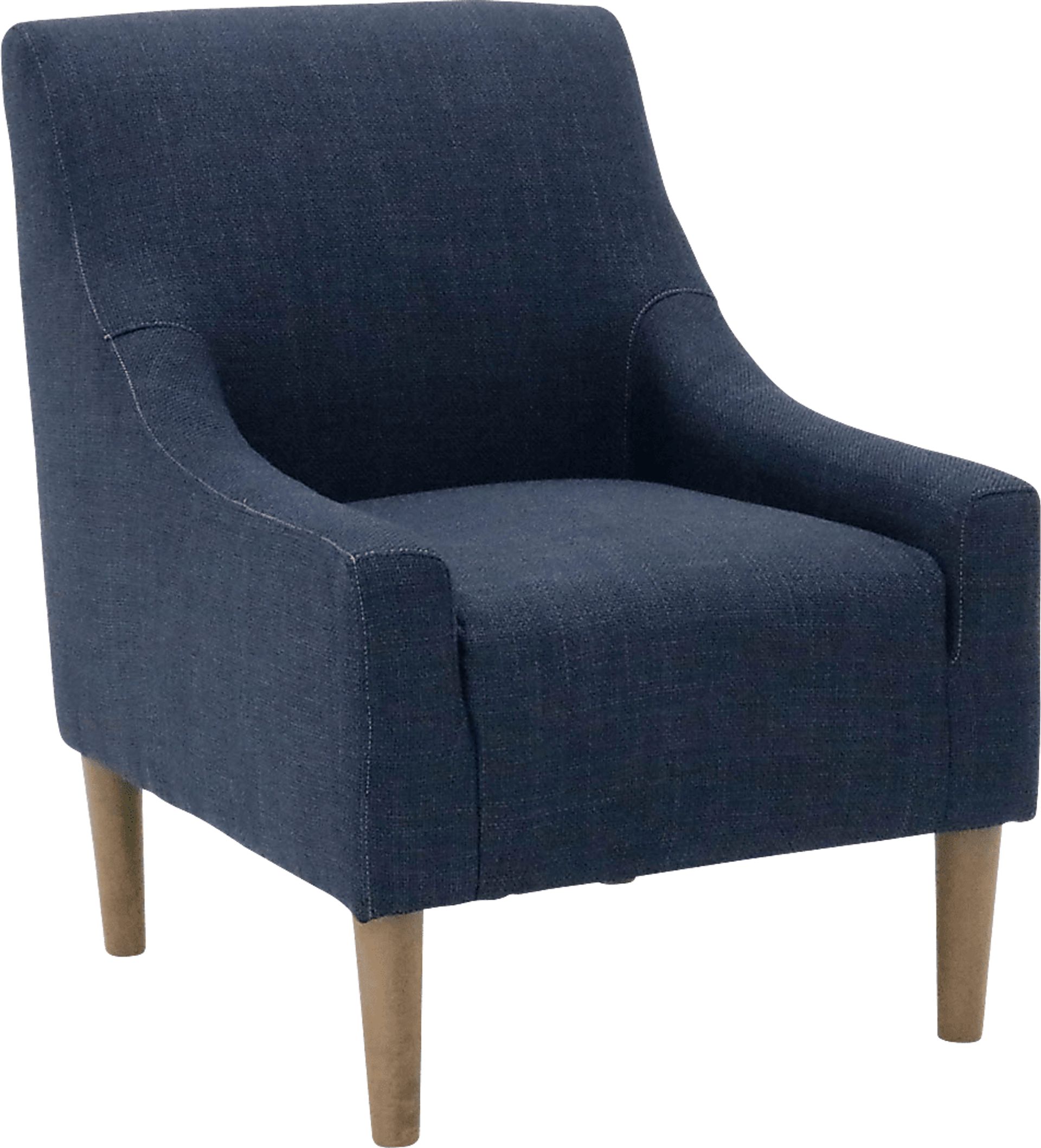 Arex I Navy Accent Chair - Image 2
