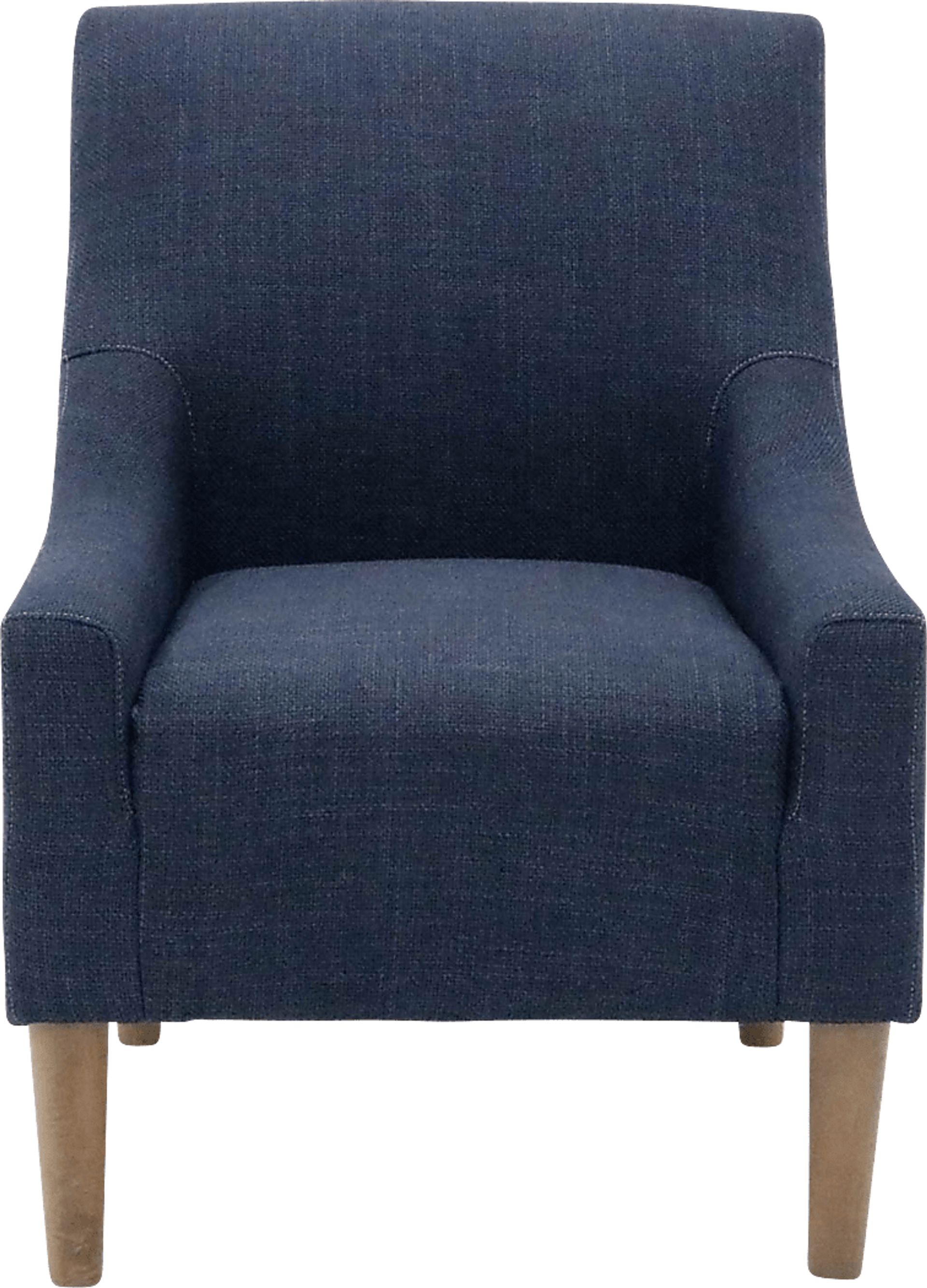 Arex I Navy Accent Chair - Image 1