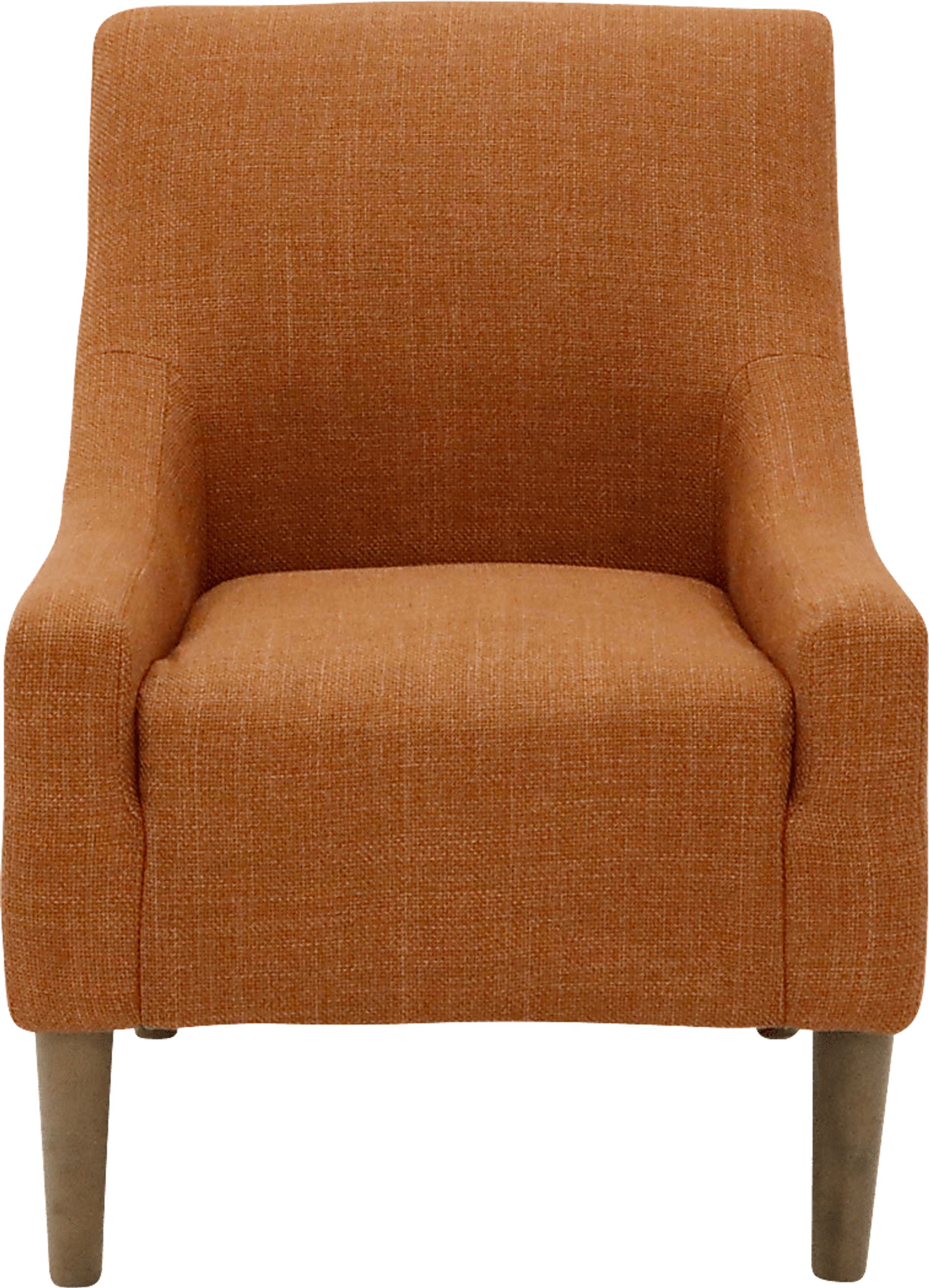Arex I Orange Accent Chair - Image 1