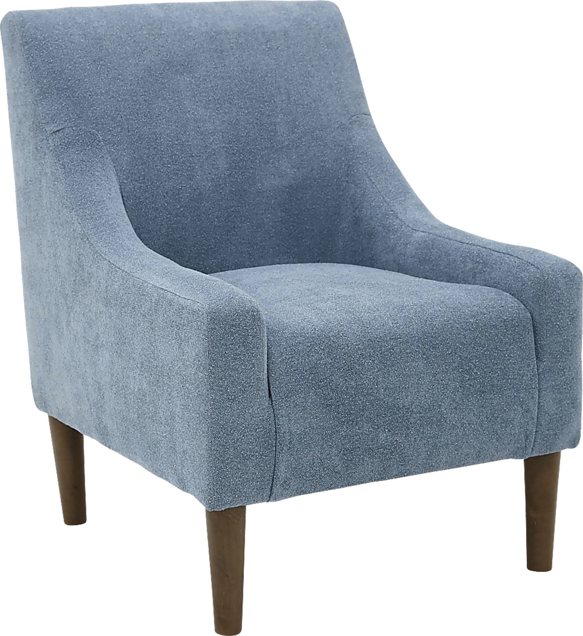 Arex II Light Blue Accent Chair - Image 2