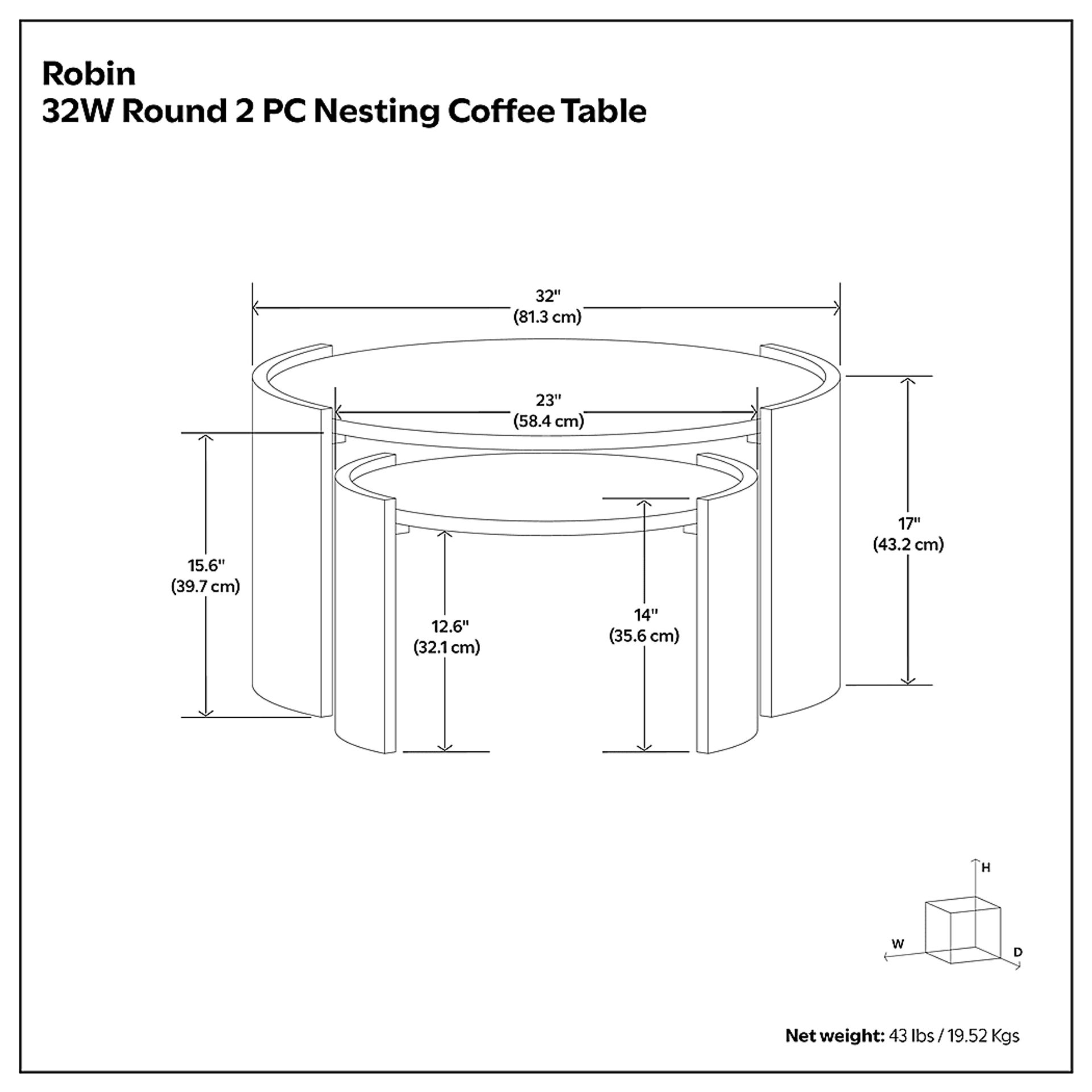 Arezu Gray Nesting Table - Image 12