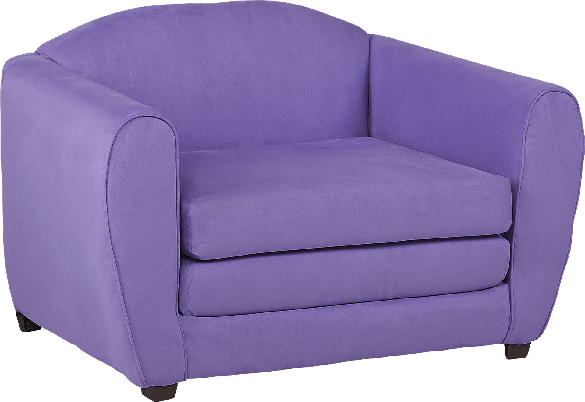 Arezzo Purple Sleeper Chair - Image 1