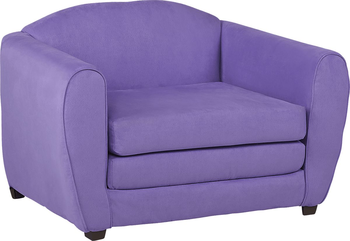 Arezzo Purple Red Polyester Fabric Sleeper Chair Rooms To Go