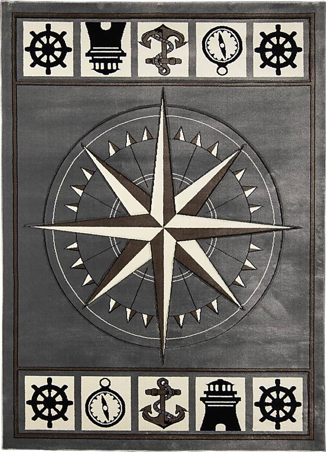 Argelia Gray 5' x 7'3 Rug - Thumbnail - Image 1