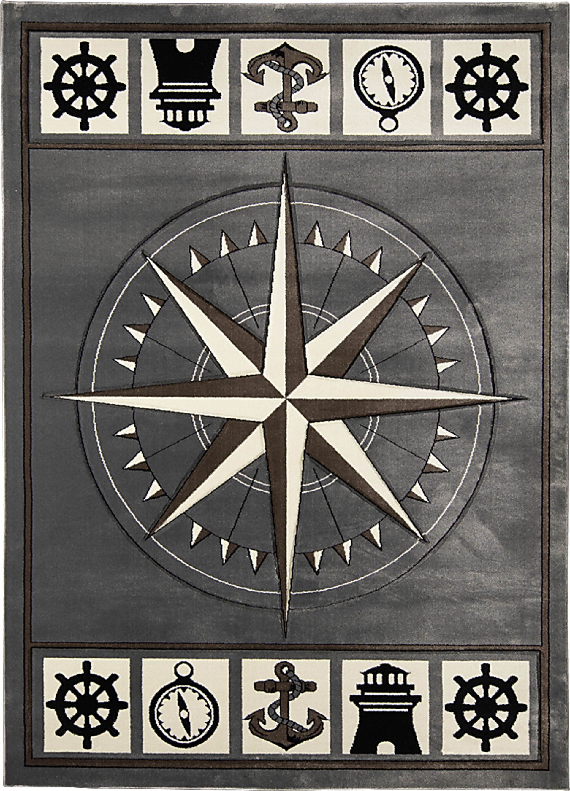 Argelia Gray 7'8 x 10'2 Rug - Image 1
