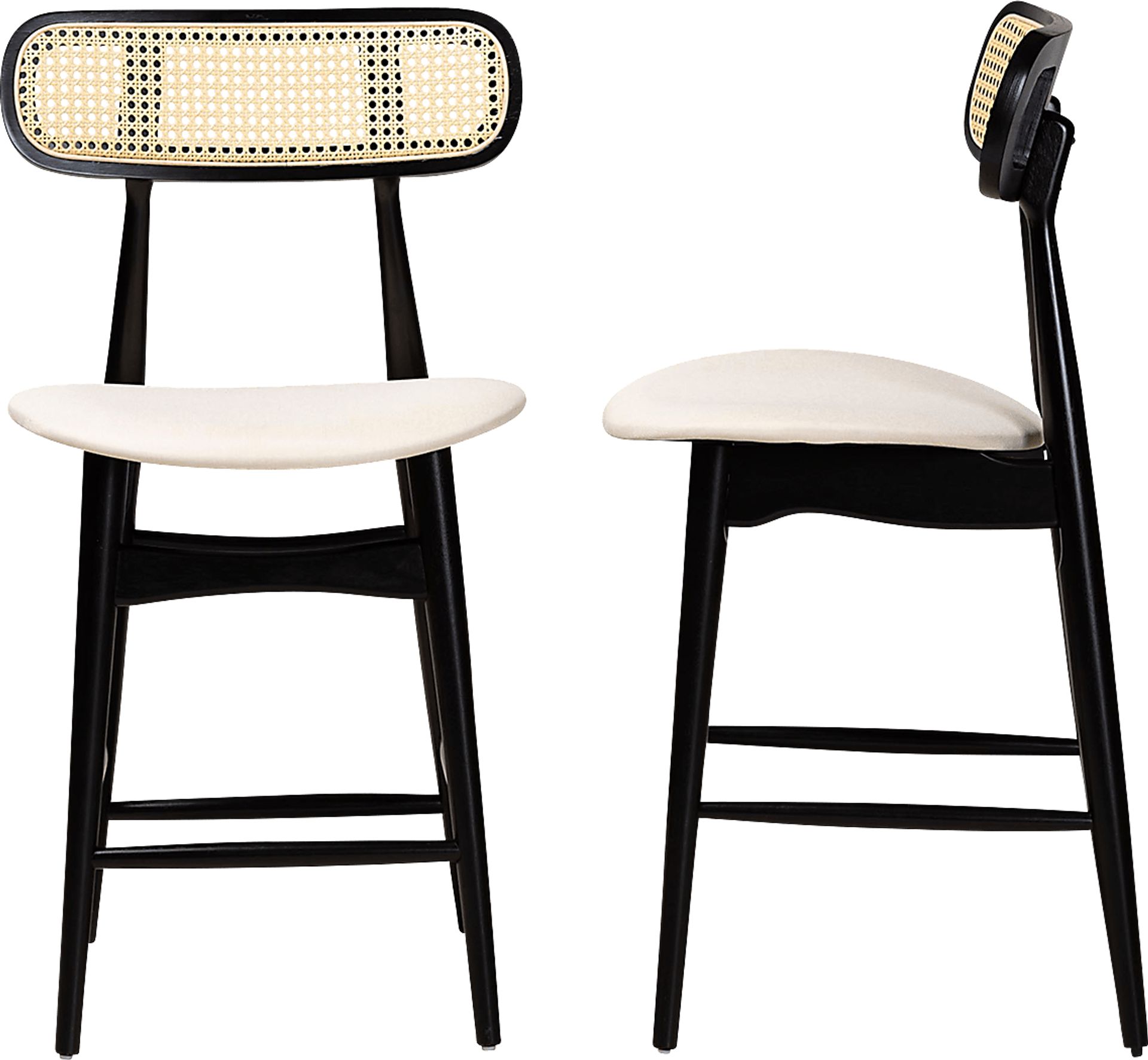 Argilla Black Counter Stool, Set of 2 - Image 5