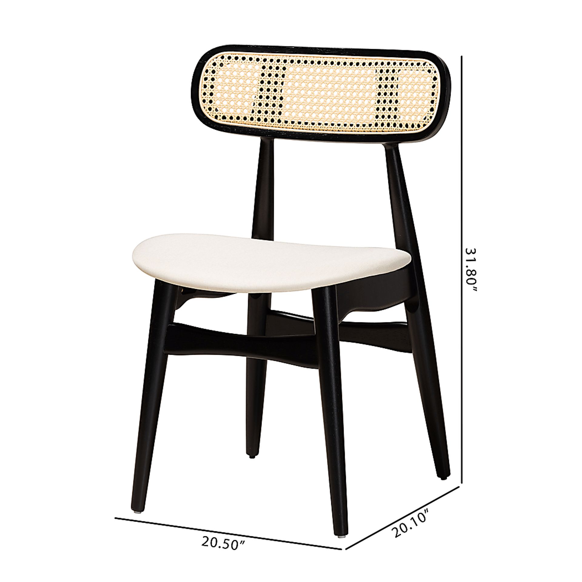 Argilla Black Side Chair, Set of 2 - Image 8