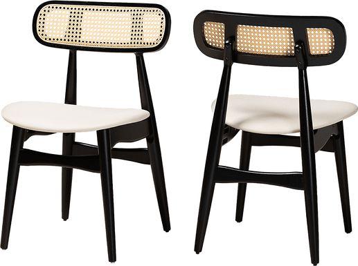 Argilla Black Side Chair, Set of 2