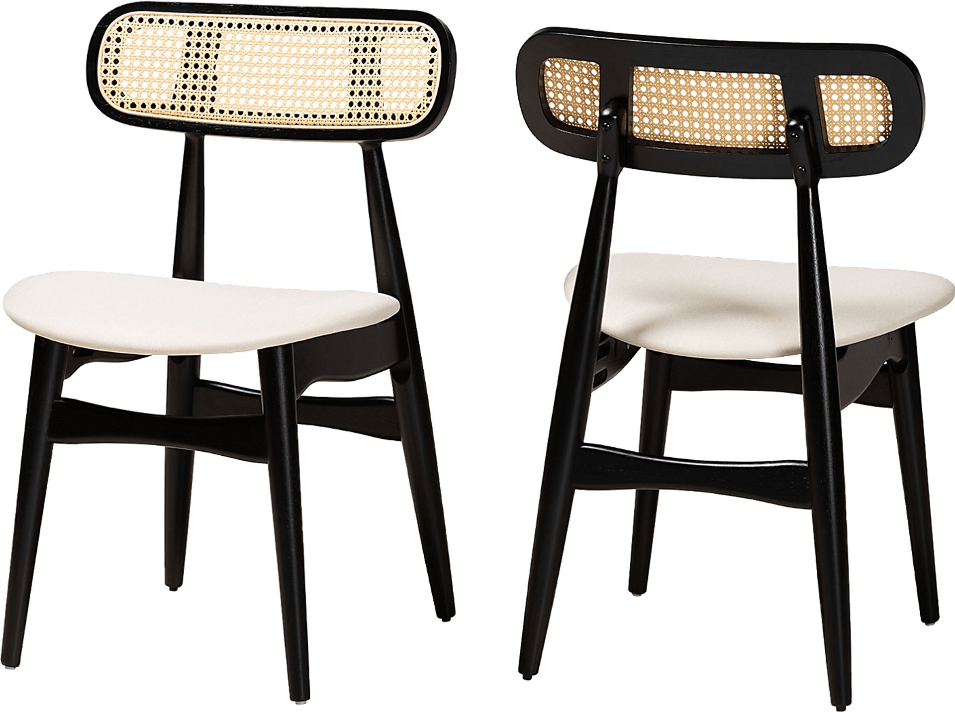 Argilla Black Side Chair, Set of 2 - Image 1