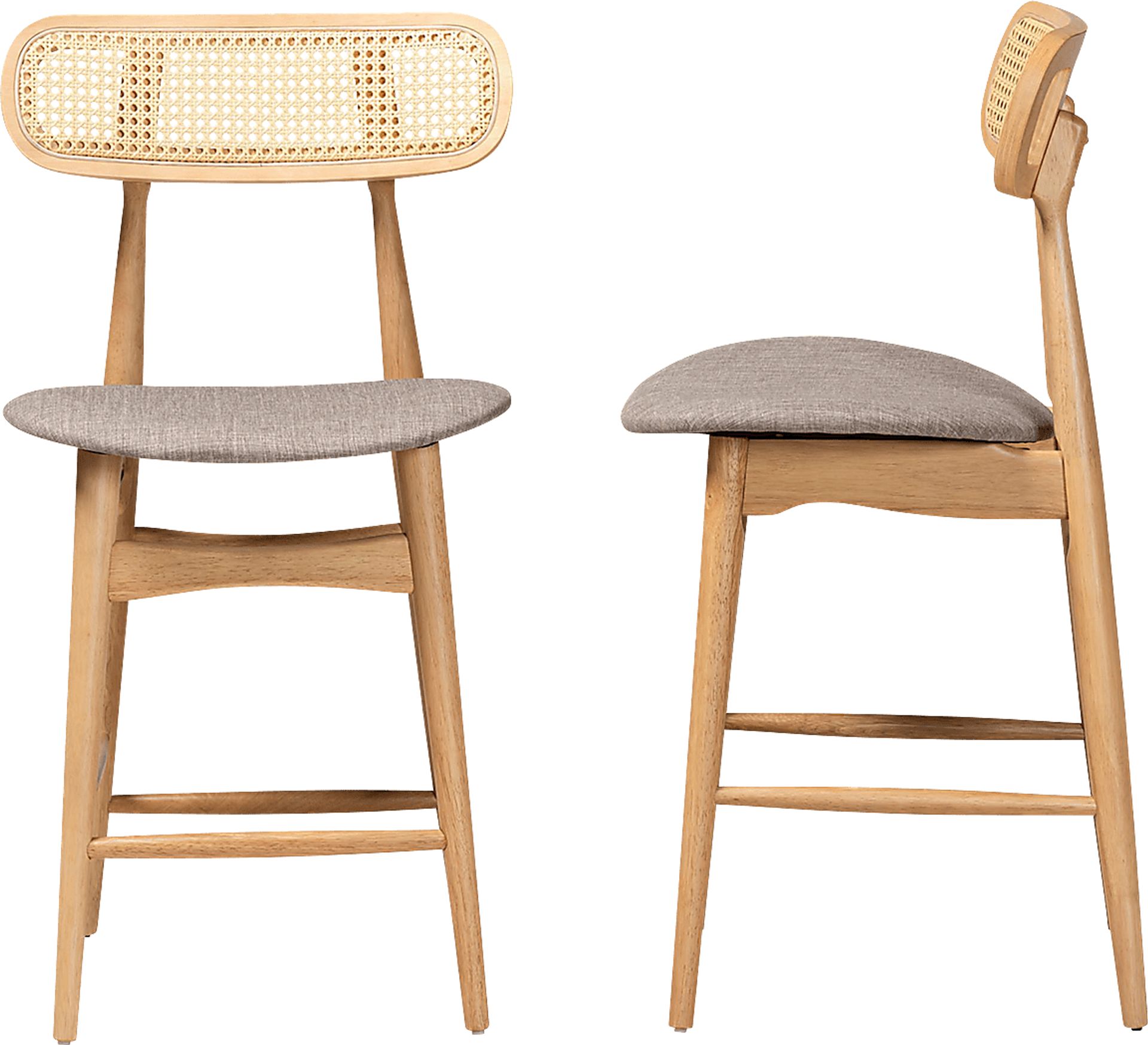 Argilla Light Brown Counter Stool, Set of 2 - Image 5