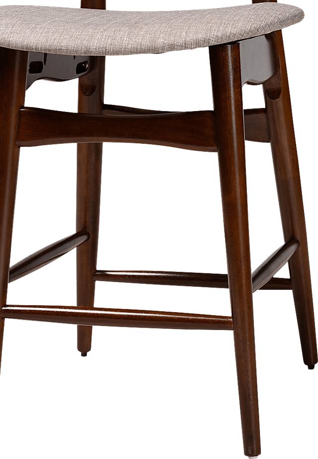 Argilla Walnut Brown Counter Stool, Set of 2 - Thumbnail - Image 7