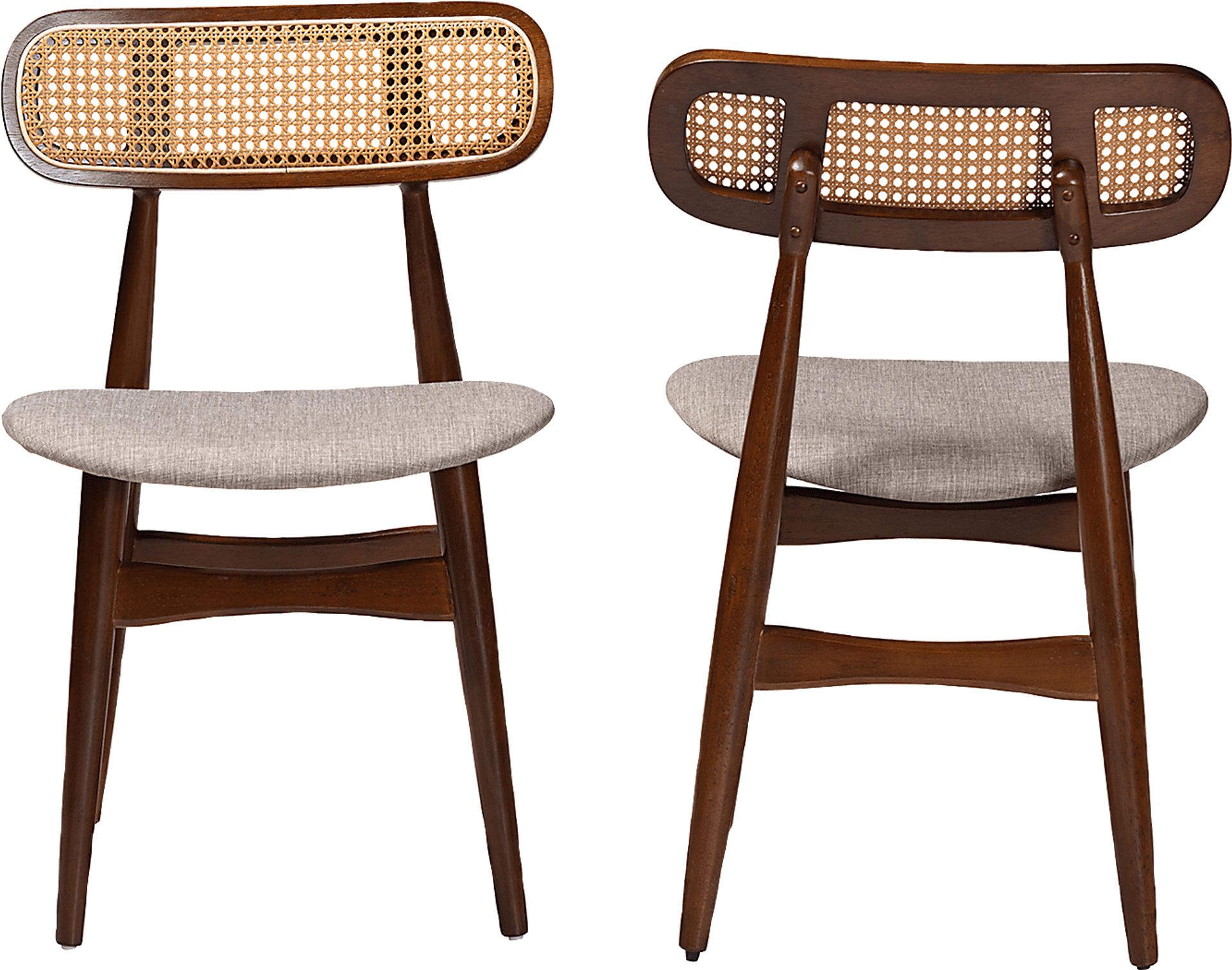 Argilla Walnut Brown Side Chair, Set of 2 - Image 7