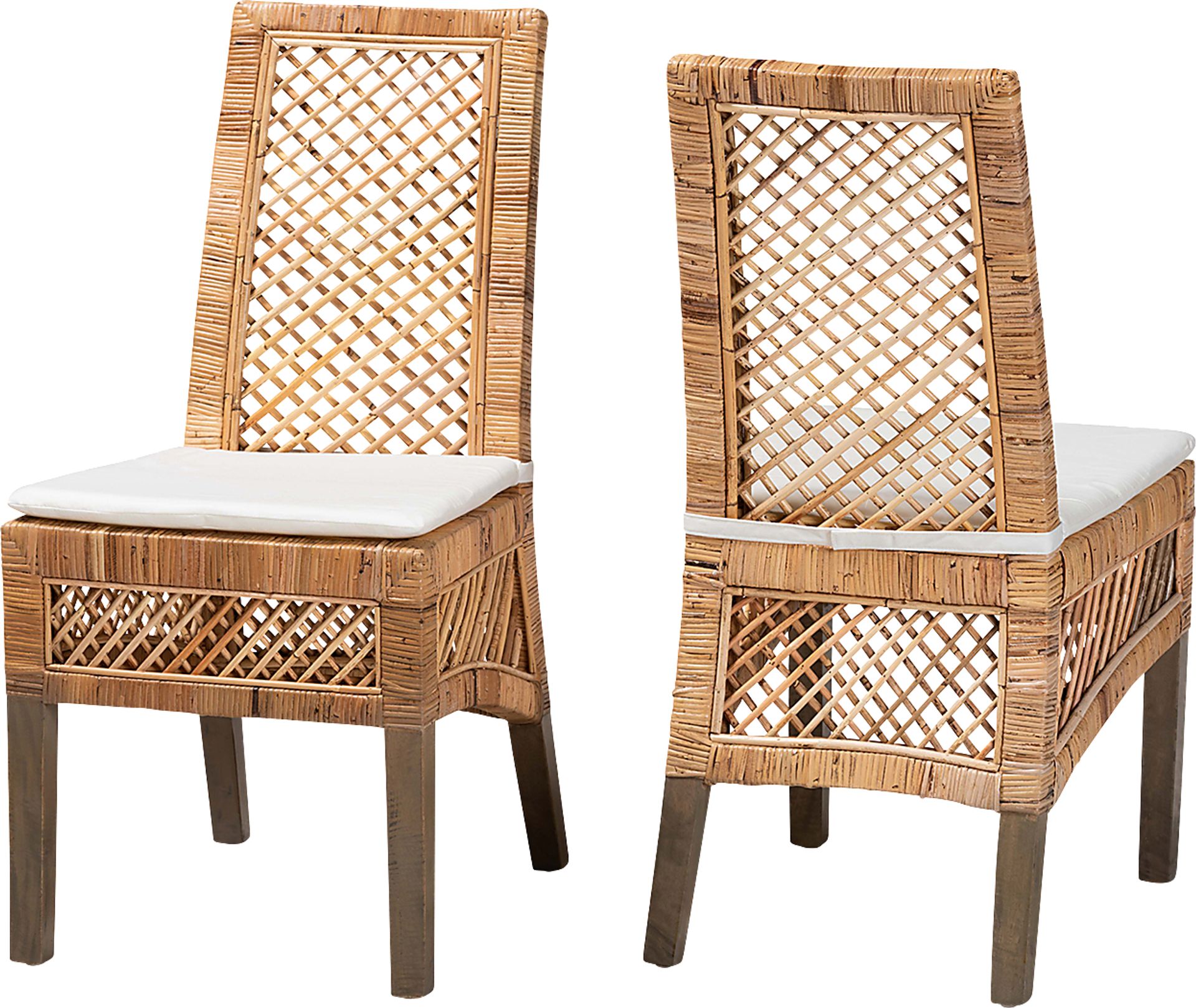 Argolana I Brown Side Chair Set of 2 - Image 1