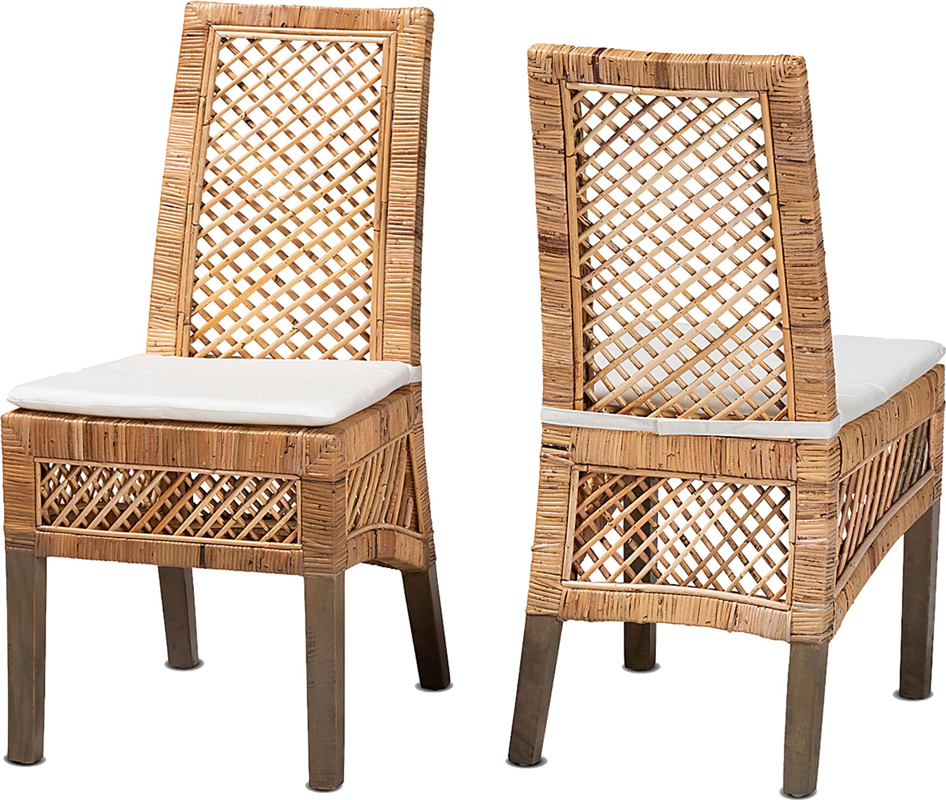 Argolana I Brown Side Chair, Set of 2 - Image 1