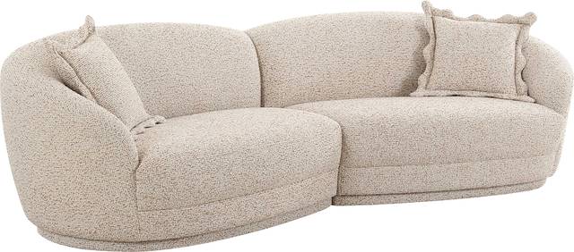 Argyll Beige 2 Pc Sectional - Thumbnail - Image 1