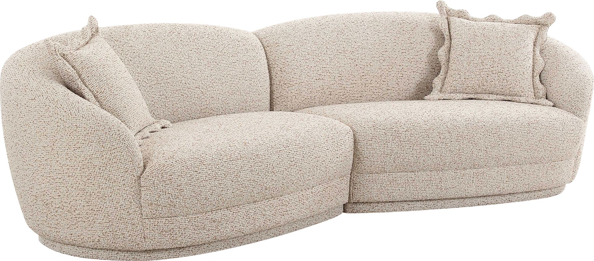 Argyll Beige 2 Pc Sectional - Image 1