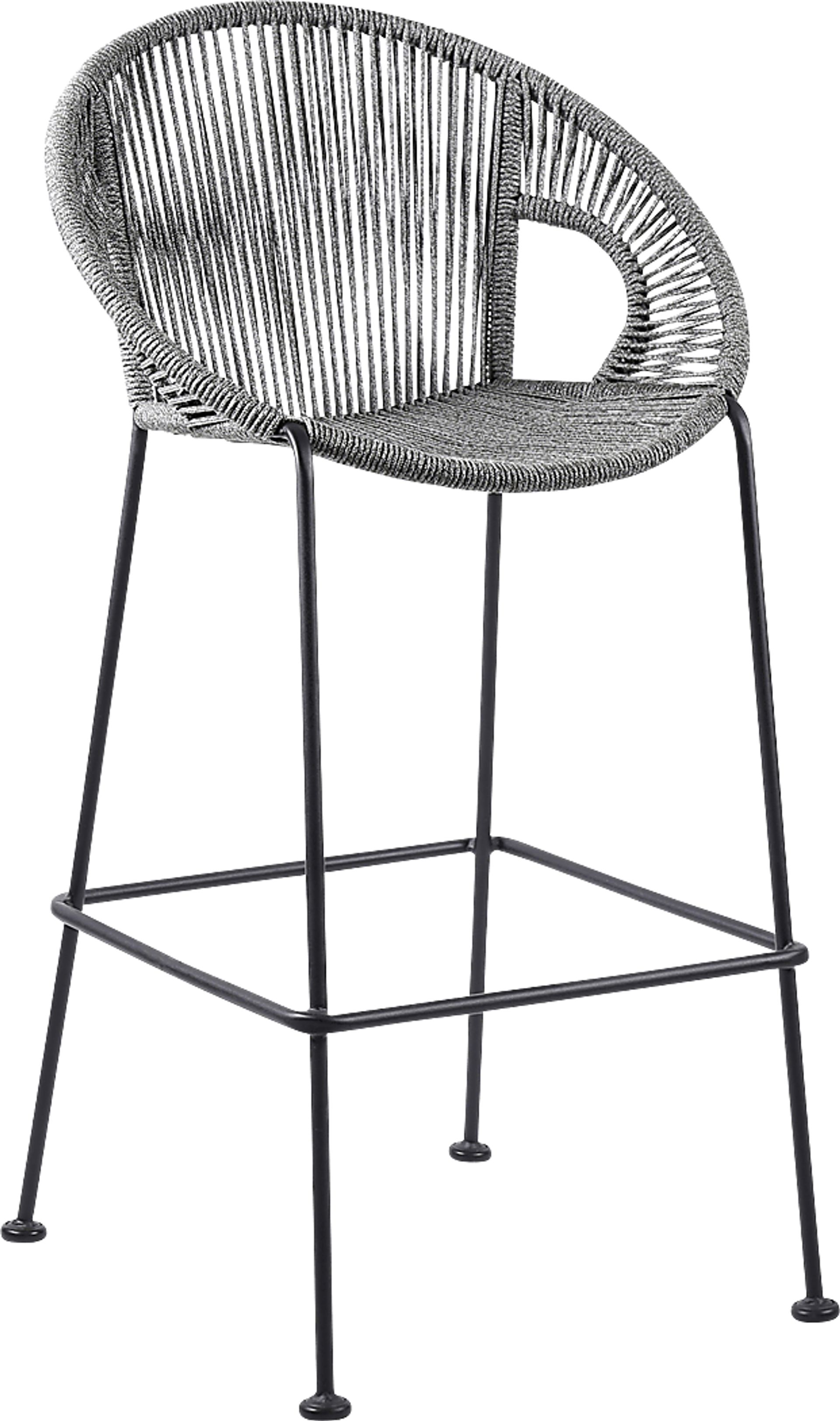 Ariael Gray Outdoor Barstool - Image 1