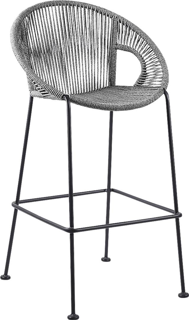 Ariael Gray Outdoor Counter Height Stool - Thumbnail - Image 1