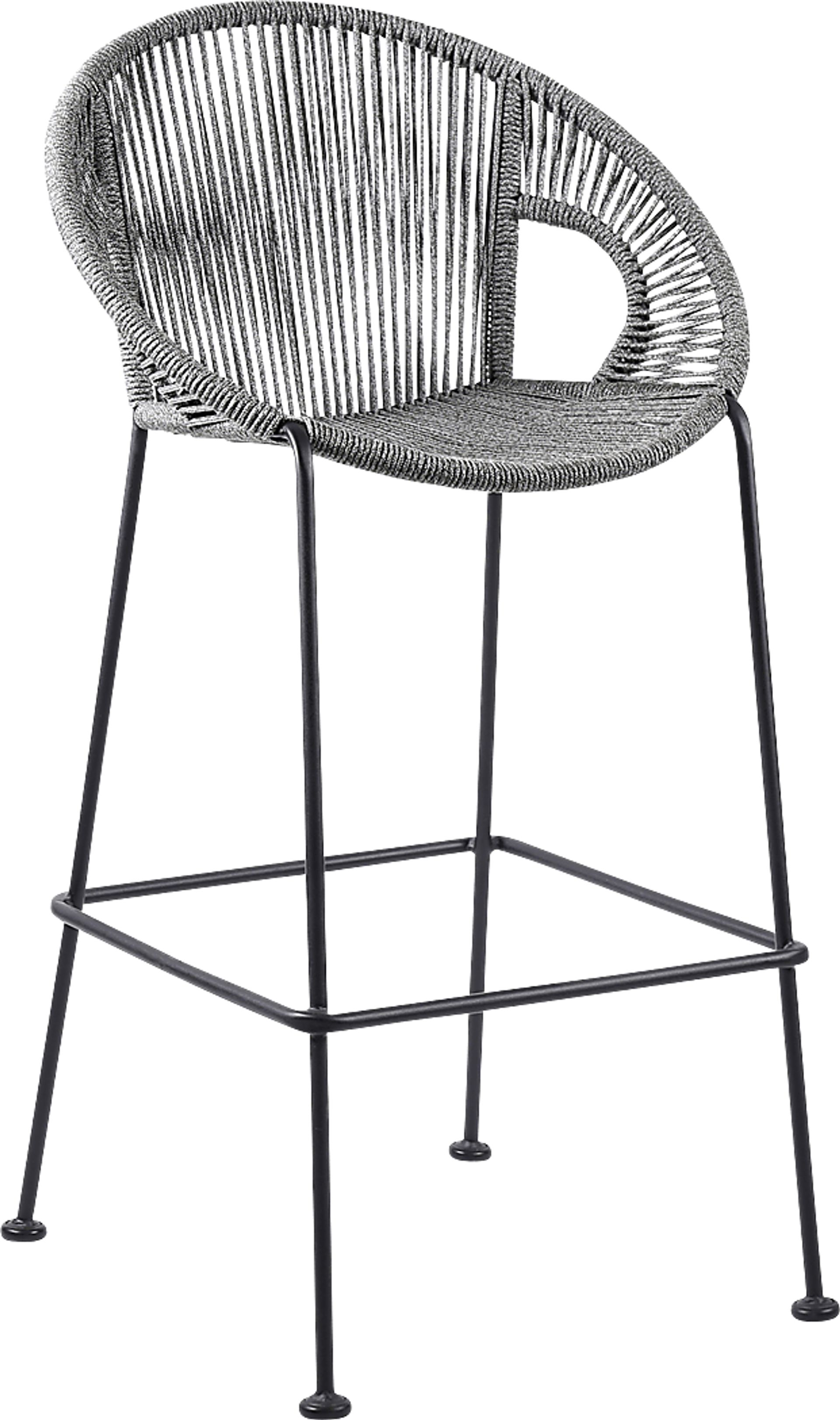 Ariael Gray Outdoor Counter Height Stool - Image 1