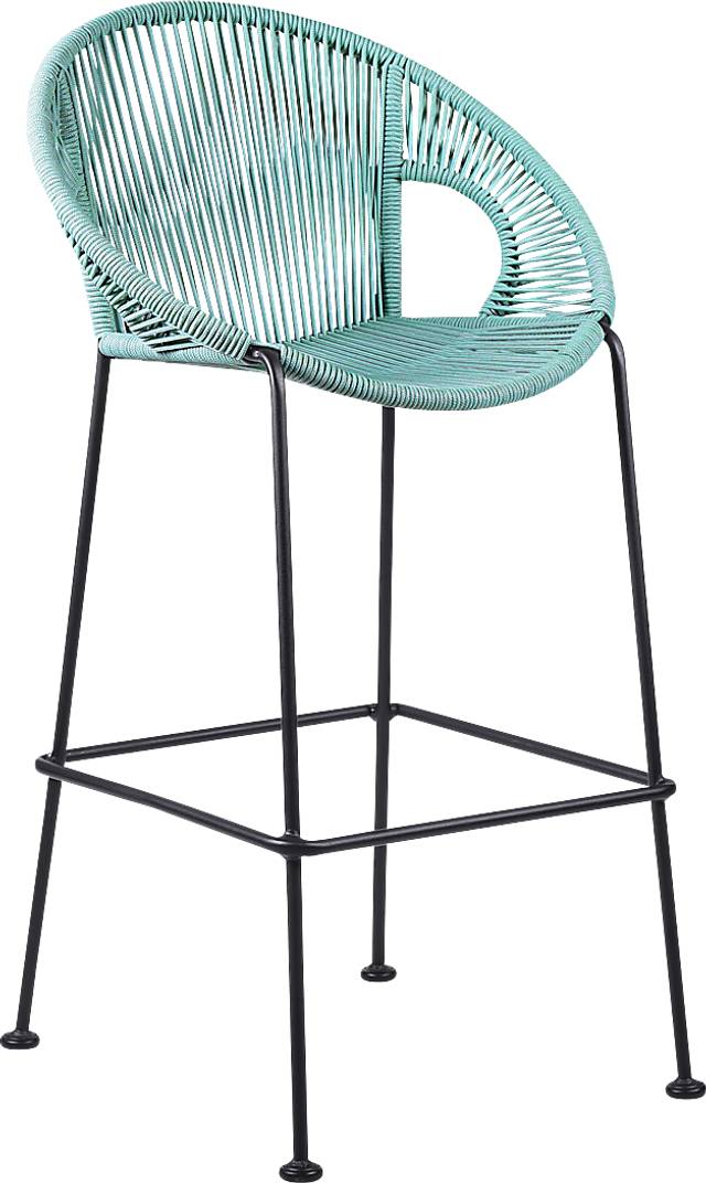 Ariael Green Outdoor Barstool - Thumbnail - Image 1
