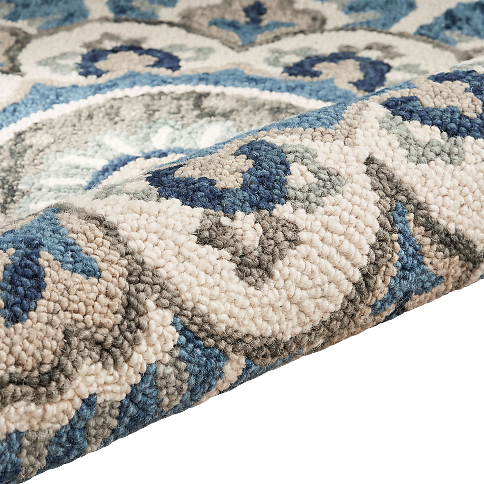 Ariam Blue 4' Round Rug - Image 12