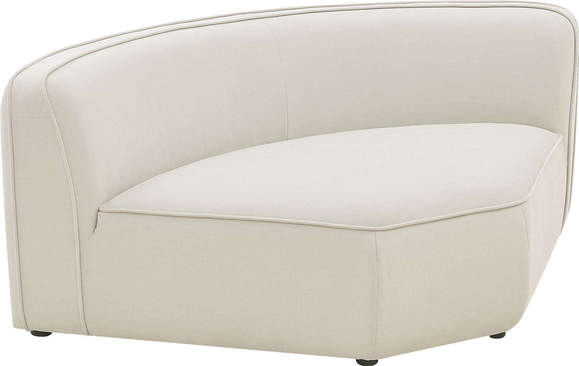 Ariam Brown Wedge Corner Chair - Image 3