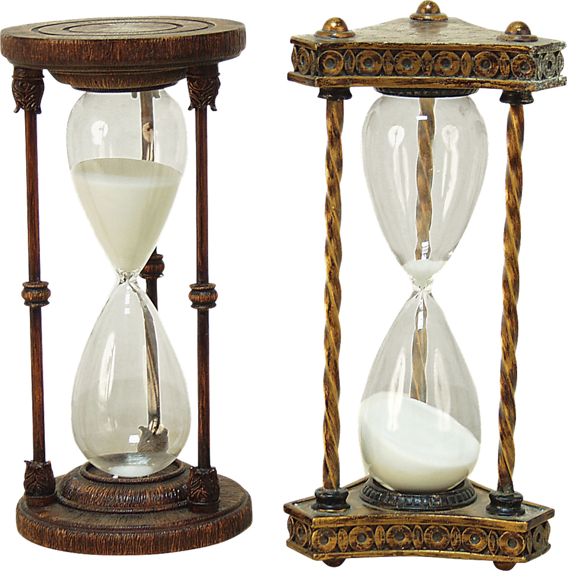 Arian Brown Hourglass Set of 2 - Image 1