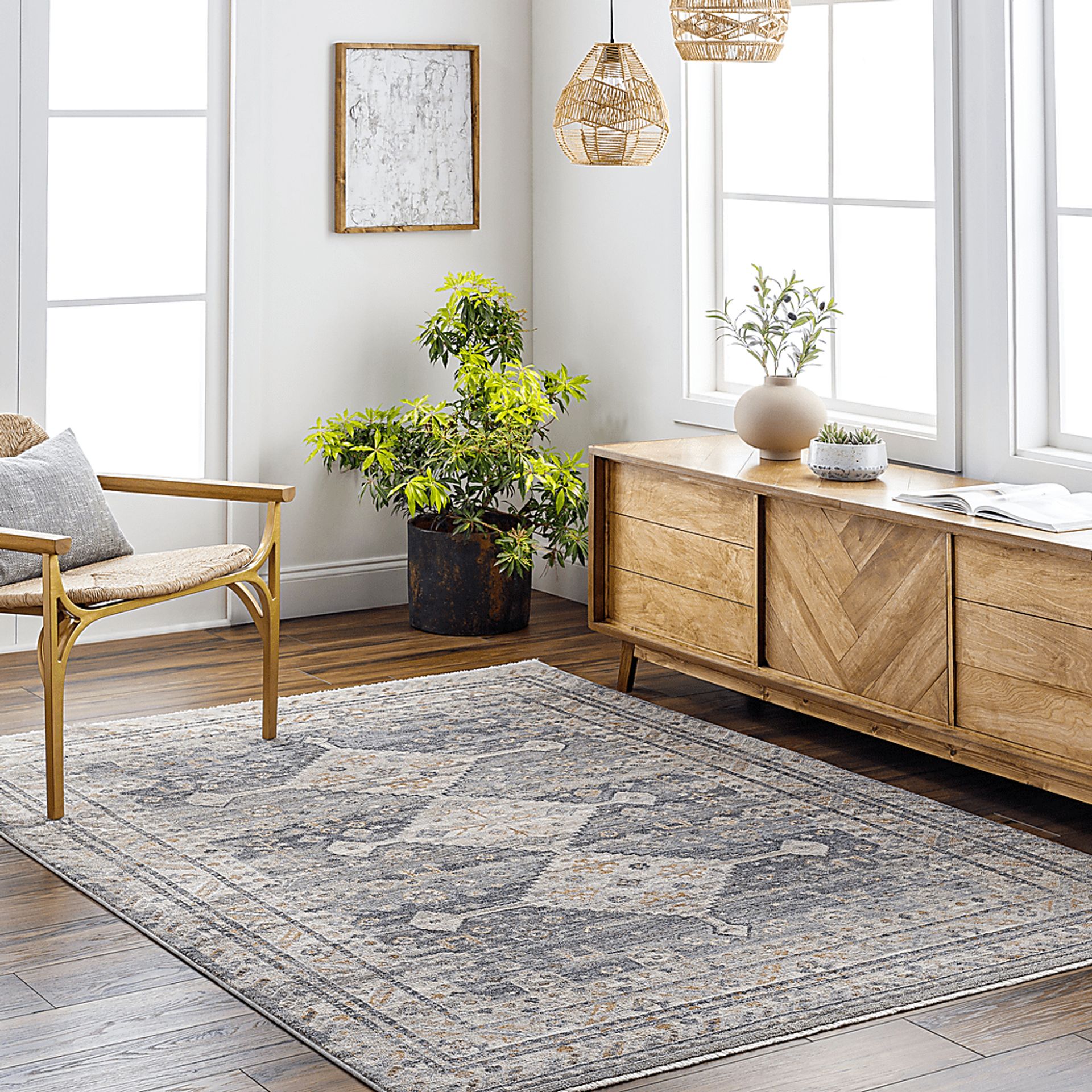 Aride Gray 5' x 7'9 Rug - Image 2
