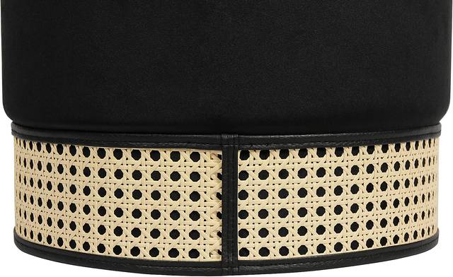 Arielan Black Ottoman - Thumbnail - Image 4