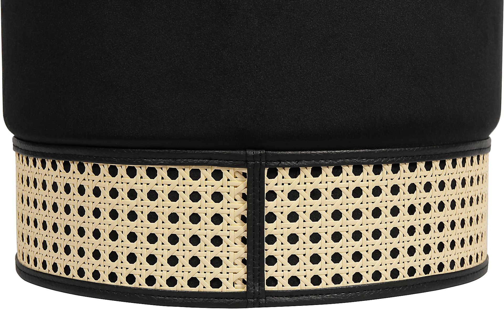 Arielan Black Ottoman - Image 4