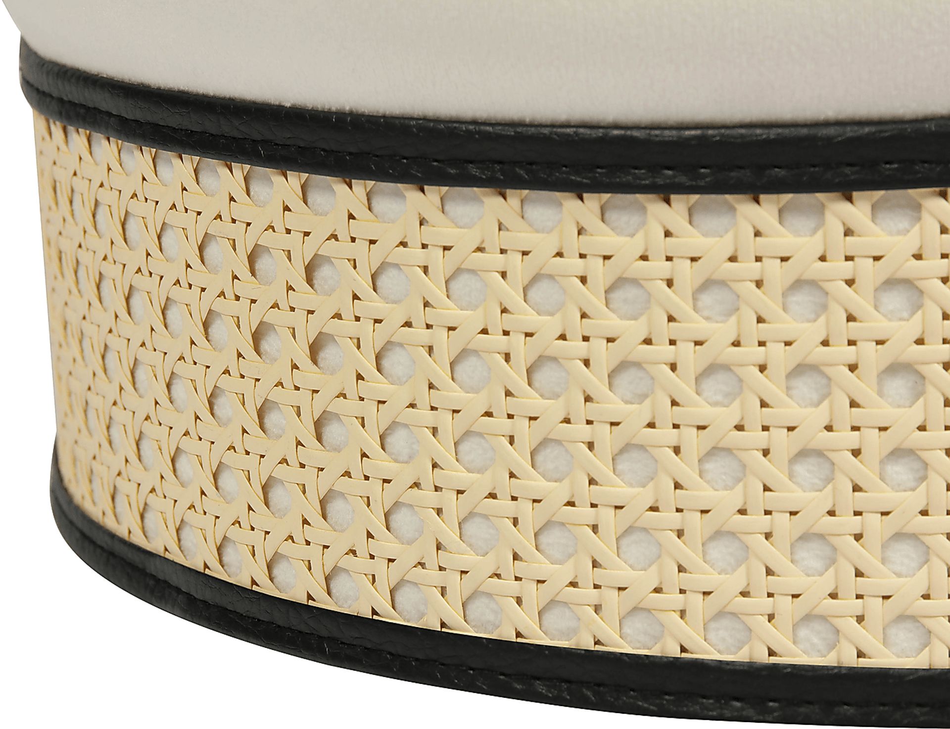 Arielan Cream Ottoman - Image 3