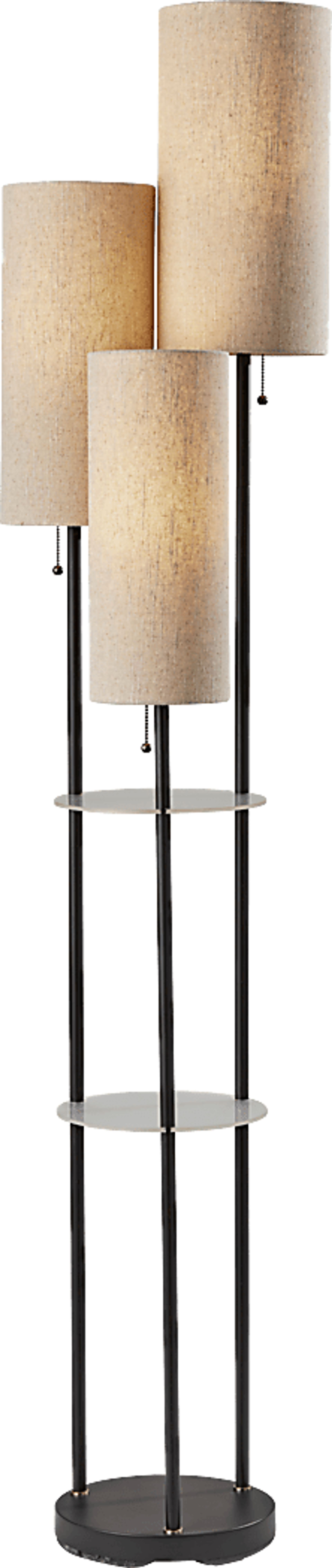 Ariella Cove Black Floor Lamp - Image 1