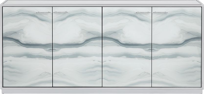 Arielle Silver Credenza