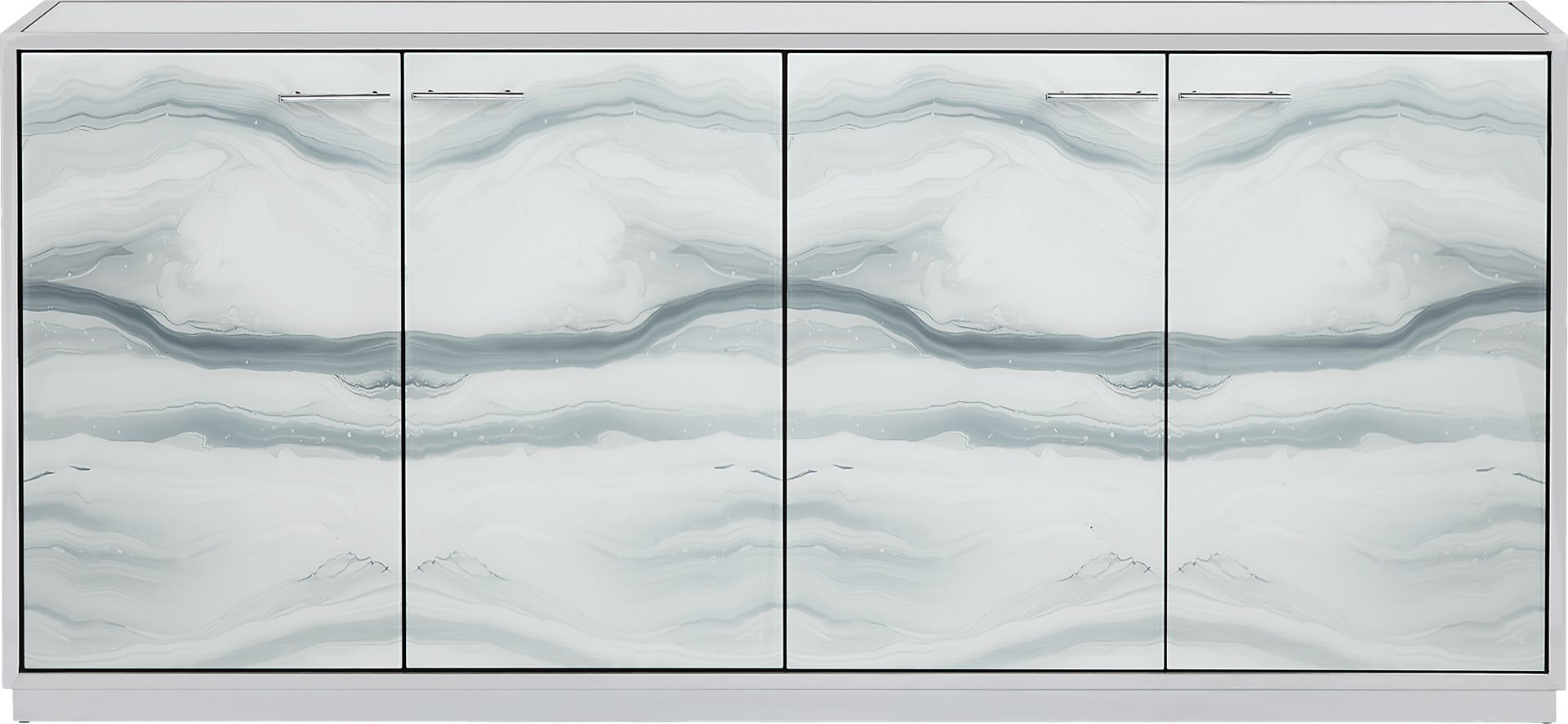 Arielle Silver Credenza - Image 1