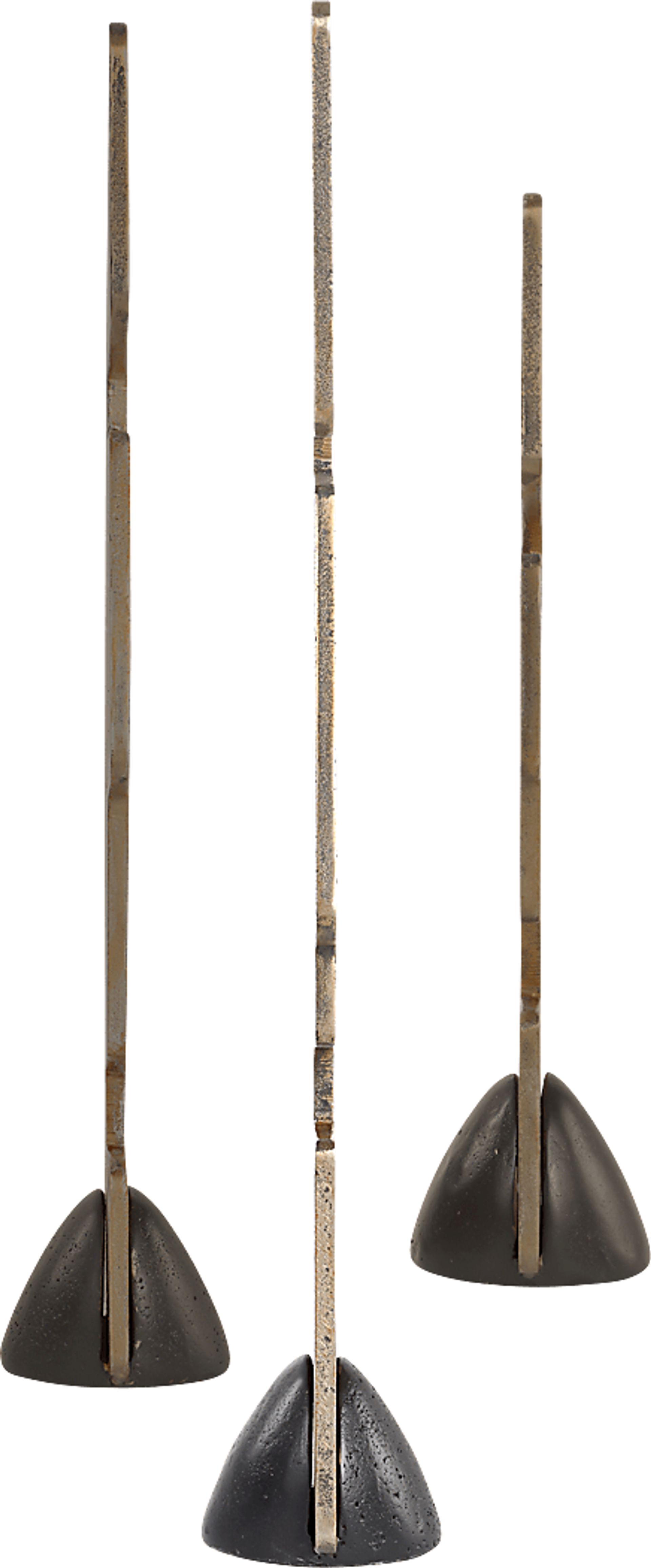 Ariena Bronze Scuplture, Set of 3 - Image 3